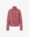 Moschino Turtle-neck Sweater In Antique Pink