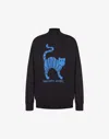 Moschino Intarsia Wool Jumper In Black