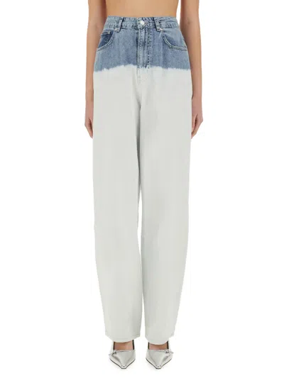 Moschino Two-colour Jeans In Multi