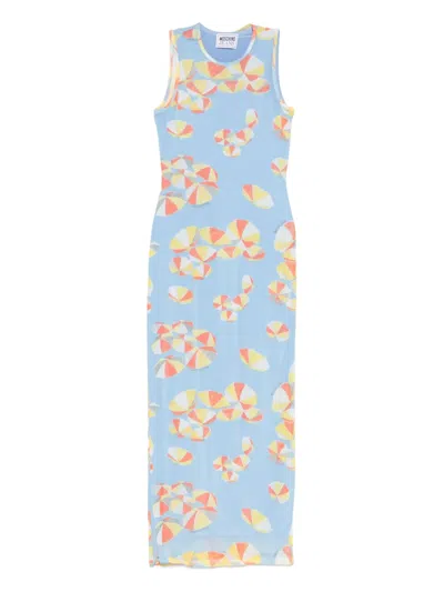 Moschino Jeans Umbrella-print Maxi Dress