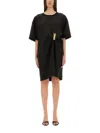 Moschino Jeans Peg-patch Midi Dress