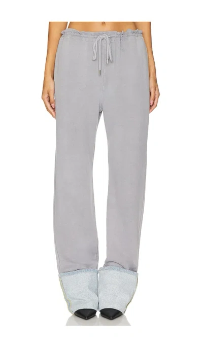 Moschino Jeans Urban Pant In Multi Grey