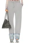 Moschino Jeans Urban Pant In Multi Grey