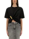 Moschino "urban" T-shirt In Black