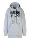 Moschino Jeans Gray Cotton Dress In Gris