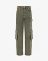 Moschino Vintage Denim Trousers In Dark Grey