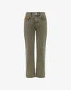 Moschino Jeans Flared Cropped Jeans In Lead