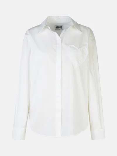 Moschino Jeans White Cotton Shirt