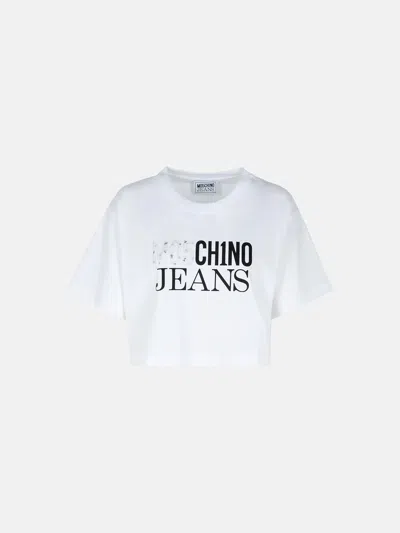 Moschino White Cotton T-shirt