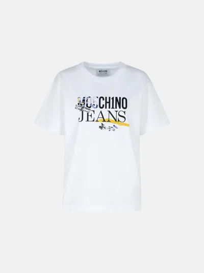 Moschino White Cotton T-shirt