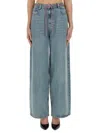 Moschino Jeans Wide Fit Jeans In Denim