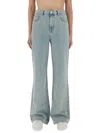 Moschino Jeans Wide Leg In Blue