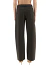 Moschino Jeans Wide Leg Pants In Gray