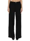 Moschino Trousers In Black
