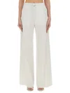 Moschino Wide Leg Pants In White