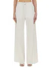 Moschino Wide Leg Pants In White