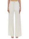 Moschino Wide Leg Pants In White