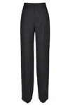 Moschino Jeans Wide Leg Trousers In Black