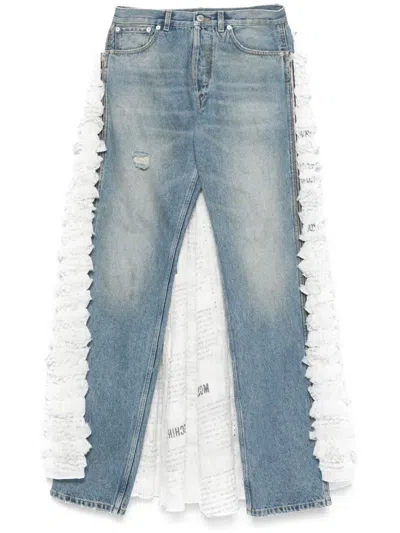 MOSCHINO MOSCHINO JEANS WITH RUFFLES