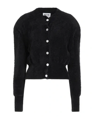 Moschino Jeans Woman Cardigan Black Size M Polyamide