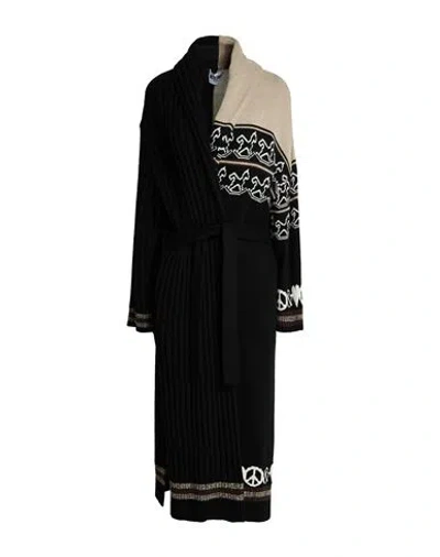 Moschino Jeans Woman Cardigan Black Size S Wool, Viscose, Polyamide, Cashmere