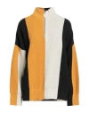 Moschino Jeans Woman Cardigan Marigold Size S Wool, Viscose, Polyamide, Cashmere In Yellow