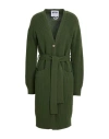 Moschino Jeans Woman Cardigan Military Green Size M Polyamide, Viscose, Wool, Cashmere
