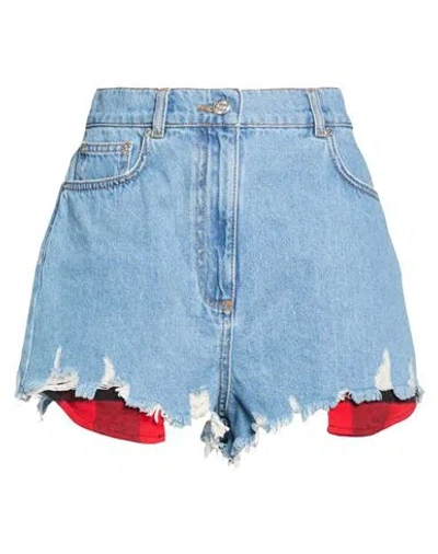 Moschino Jeans Woman Denim Shorts Blue Size 28 Cotton