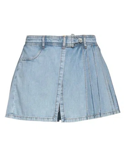 Moschino Jeans Woman Denim Shorts Blue Size 6 Cotton