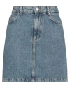 MOSCHINO JEANS MOSCHINO JEANS WOMAN DENIM SKIRT BLUE SIZE L COTTON