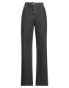 Moschino Jeans Woman Jeans Black Size 32 Cotton In Black