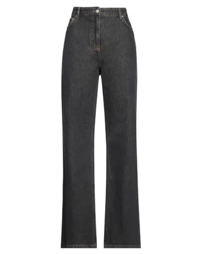 Moschino Jeans Woman Jeans Black Size 32 Cotton