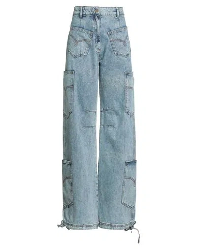 Moschino Jeans Woman Jeans Blue Size 25 Cotton