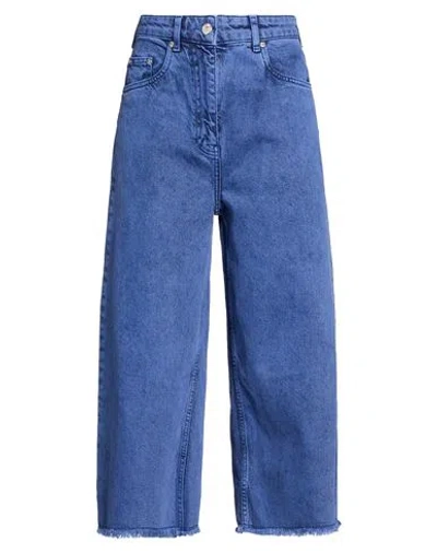 Moschino Jeans Woman Jeans Blue Size 25 Cotton