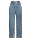 Moschino Jeans Woman Jeans Blue Size 28 Cotton In Blue