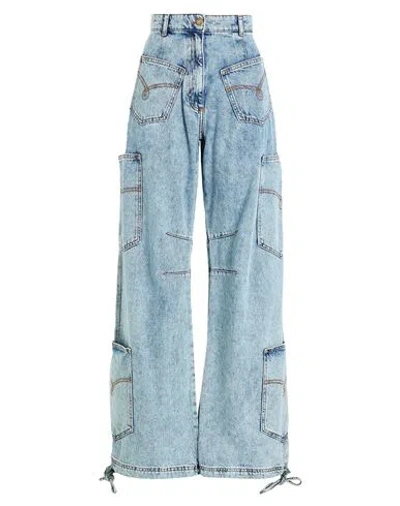 Moschino Jeans Woman Jeans Blue Size 29 Cotton
