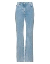 Moschino Jeans Woman Jeans Blue Size 30 Cotton In Blue