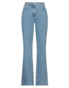 Moschino Jeans Woman Jeans Blue Size 30 Cotton In Blue
