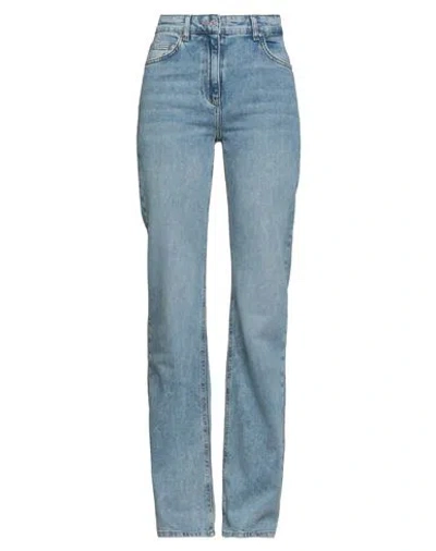 Moschino Jeans Woman Jeans Blue Size 31 Cotton, Elastane