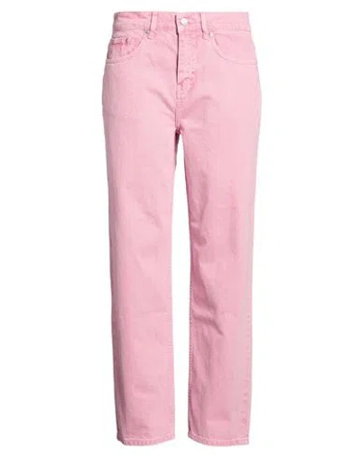 Moschino Jeans Woman Jeans Pink Size 24 Cotton