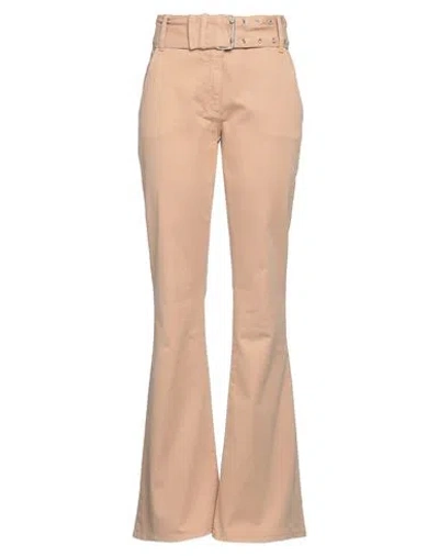 Moschino Jeans Woman Jeans Sand Size 8 Cotton, Elastane In Neutral