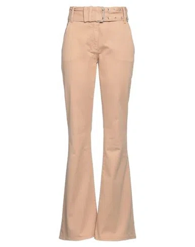 Moschino Jeans Woman Jeans Sand Size 4 Cotton, Elastane In Beige
