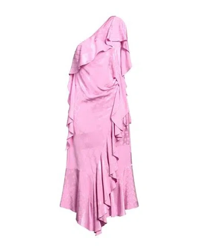 Moschino Jeans Woman Midi Dress Pink Size 10 Viscose