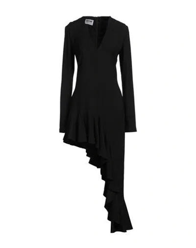 Moschino Jeans Woman Mini Dress Black Size 4 Acetate, Viscose