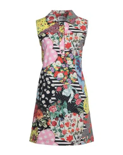 Moschino Jeans Woman Mini Dress Black Size 4 Cotton, Elastane