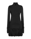 Moschino Jeans Woman Mini Dress Black Size 6 Viscose