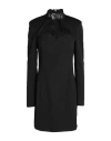 Moschino Cut-out Detail Long-sleeve Dress In Black