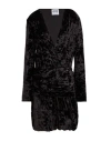 Moschino Jeans Woman Mini Dress Black Size S Polyester, Elastane