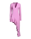 Moschino Jeans Woman Mini Dress Pink Size 6 Acetate, Viscose