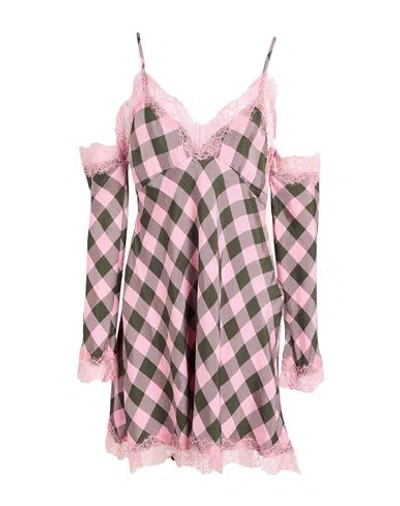 Moschino Jeans Woman Mini Dress Pink Size 2 Viscose